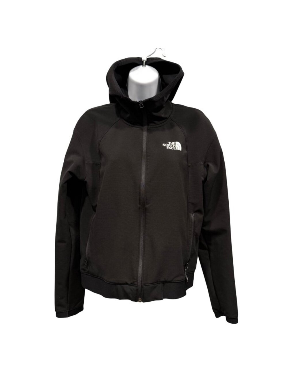 The North Face Canyonlands Hoodie Womens M Black Full Zip FlashDry Jacket